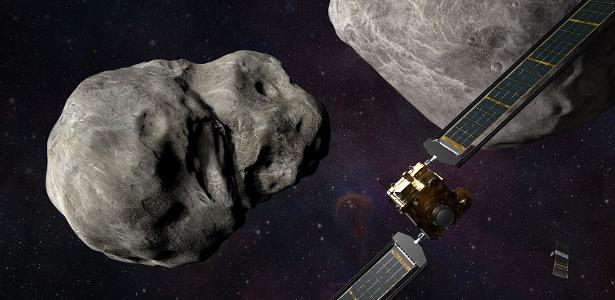 nave DART avista asteroide em que irá bater