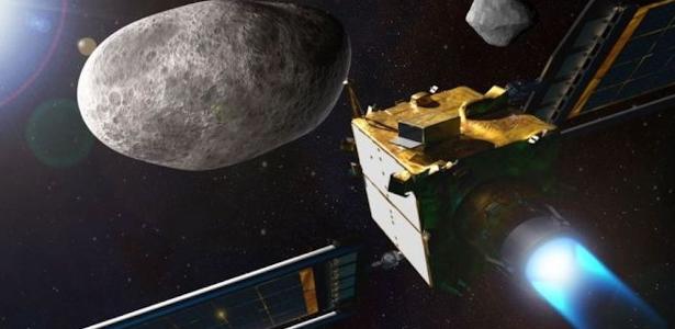 nave da Nasa bate em asteroide hoje; assista